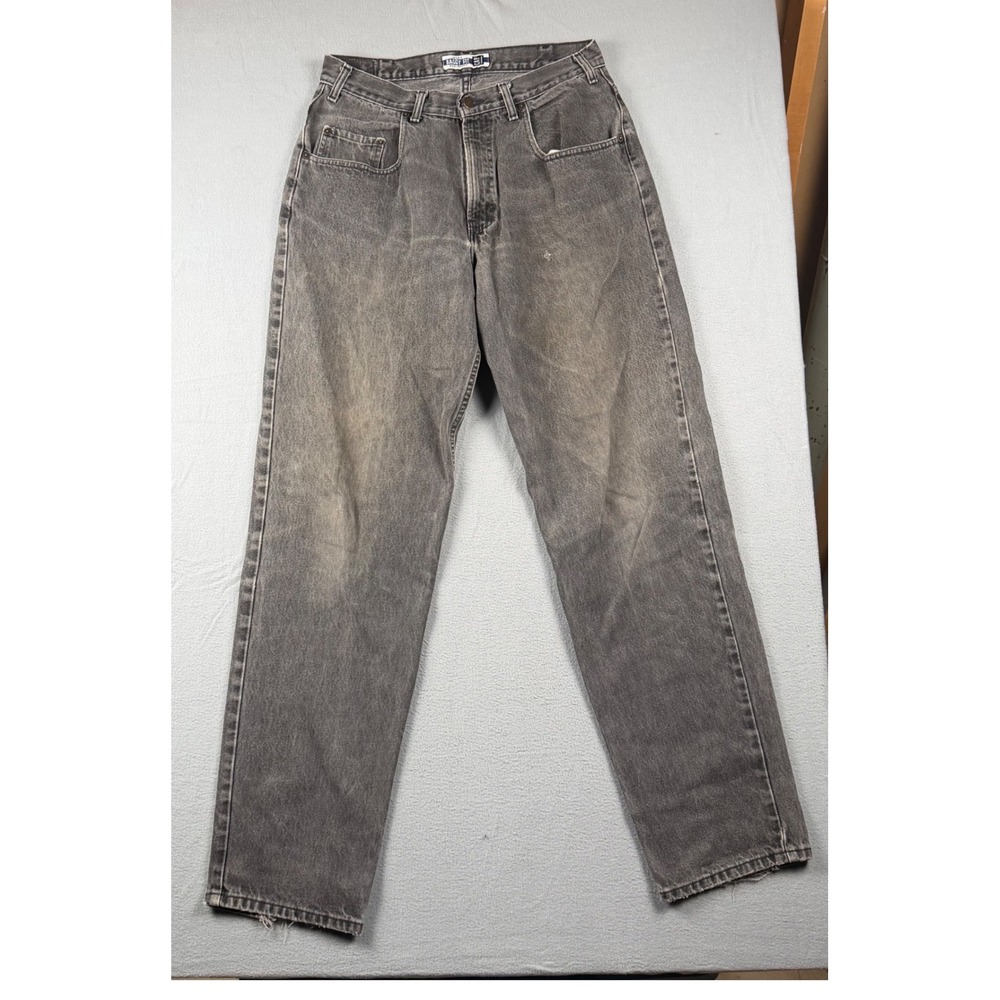 Vintage Gap Denim Baggy Fit Jeans Mens 34x34 Faded Black 90s Streetwear Cotton